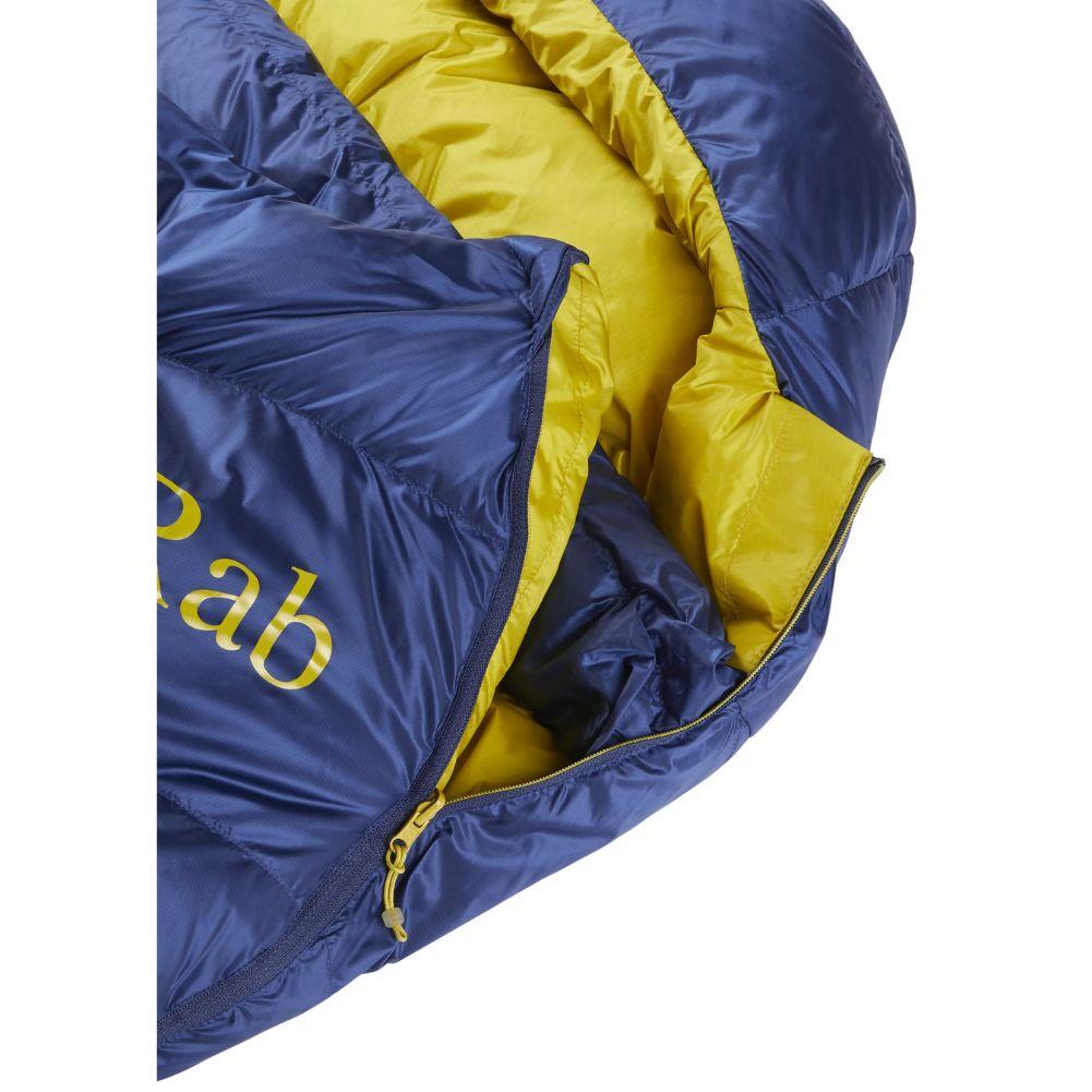 Rab Neutrino 400 Down Left Zip Sleeping Bag - Regular Wide (Nightfall Blue)