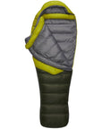 Rab Alpine 800 Down Left Zip Sleeping Bag - Regular (Zest)