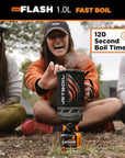 Jetboil Flash 1.0L Fast Boil System (Carbon)