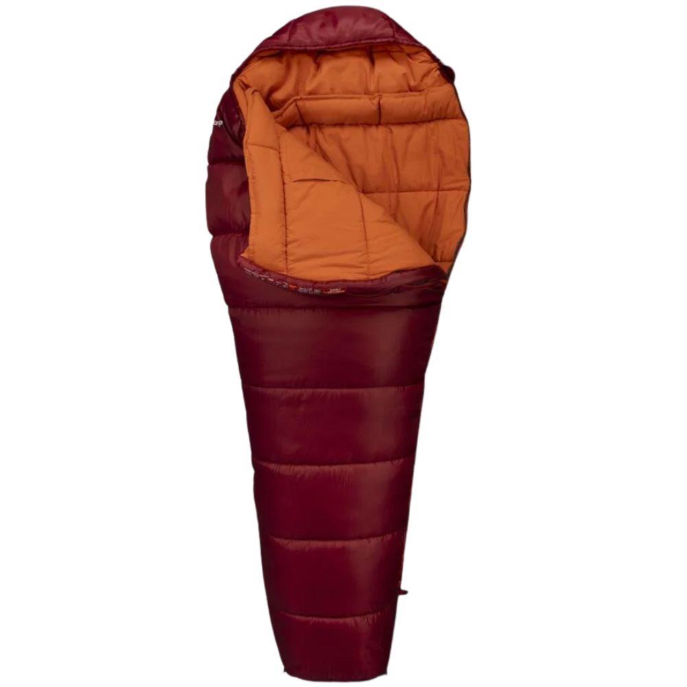 Vango Nitestar Alpha 450 Left Zip Sleeping Bag (Winery) open