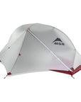 MSR Hubba NX Solo Backpacking Tent - 1 Person Tent (Grey) closed