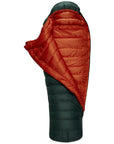 Rab Ascent 1100 Down Regular Sleeping Bag - Right Zip (Pine)