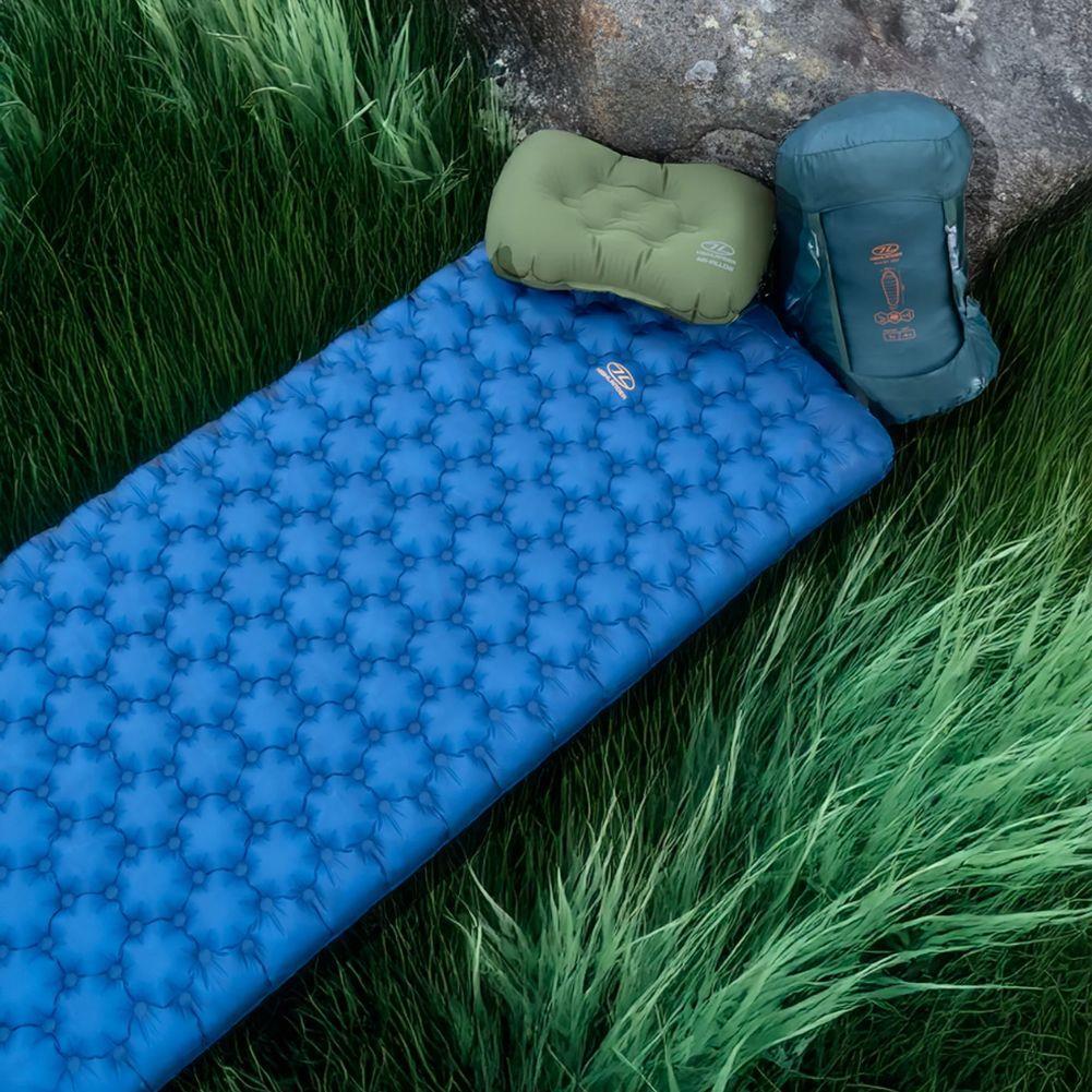 Highlander Nap-Pak Arctic R11 Inflatable Sleeping Mat (Deep Blue)