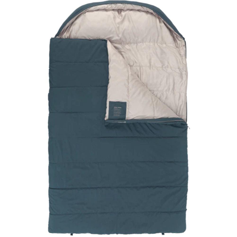 Outwell Campion Lux Double Sleeping Bag (Blue) half flap