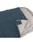 Outwell Campion Lux Double Sleeping Bag (Blue) angle flap