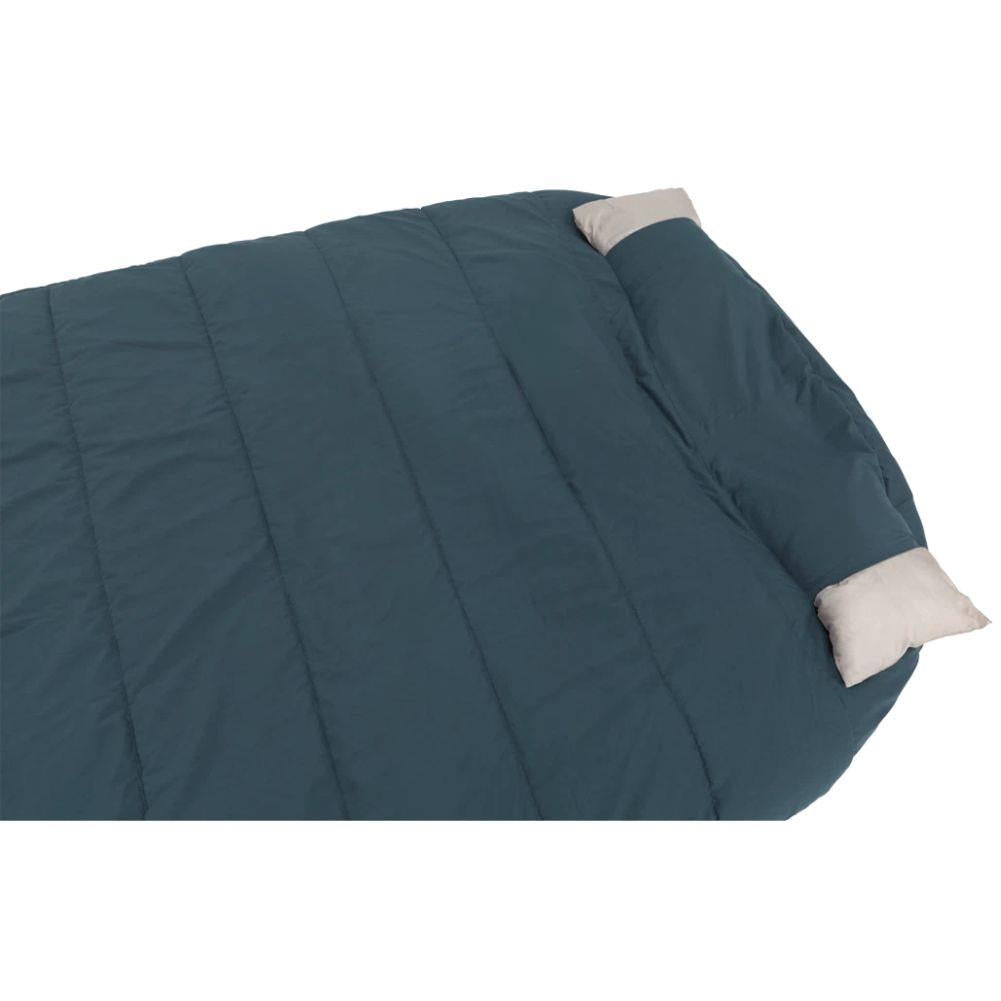 Outwell Campion Lux Double Sleeping Bag (Blue) pillow