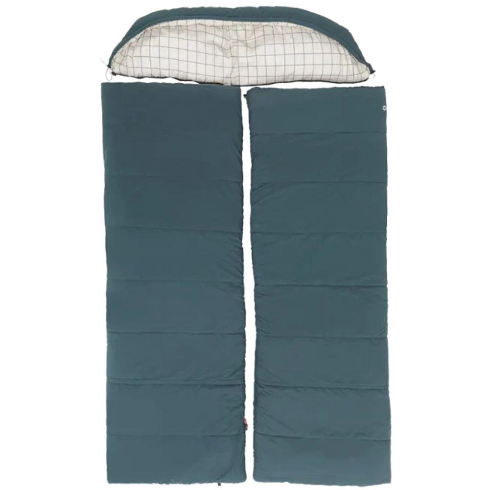 Outwell Camper Lux Double Sleeping Bag (Blue) split