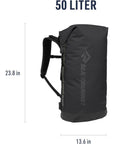 Sea to Summit Big River Dry 50L Backpack (Jet Black) litre