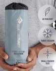Sea To Summits Ether Light XR Insulated Air Sleeping Mat - Rec. Regular Wide (Dark Grey)