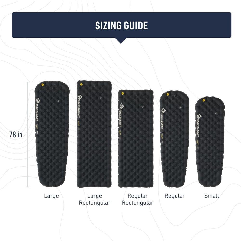 Sea To Summit Ether Light XR PRO Insulated Air Sleeping Mat - Regular (Black)