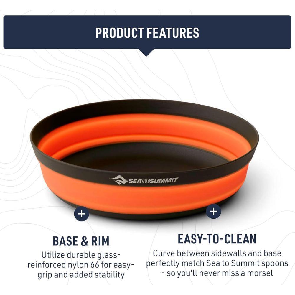 Sea to Summit Frontier UL Collapsible Bowl - Medium (Sulphur Yellow)