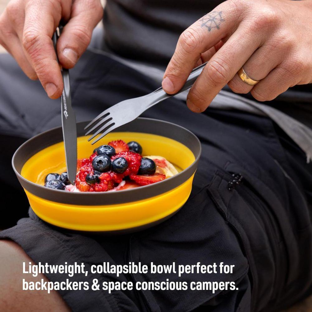 Sea to Summit Frontier UL Collapsible Bowl - Medium (Sulphur Yellow)