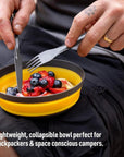 Sea to Summit Frontier UL Collapsible Bowl - Medium (Sulphur Yellow)
