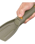 Sea to Summit Pocket Trowel (Burnt Olive) holding