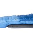 Rab Women's Ascent Down Sleeping Bag (-6°C) - Regular - Left Zip (Dark Bluebird/Bluebird) bottom