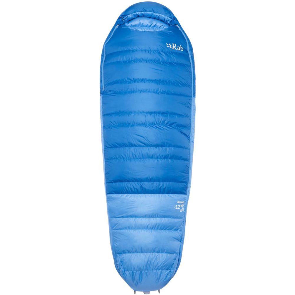 Rab Women's Ascent Down Sleeping Bag (-12°C) - Regular - Left Zip (Dark Bluebird/Bluebird)