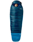 Rab Ascent Down Sleeping Bag (-24°C) - Regular - Left Zip (Tempest Blue/Maya Blue) sleep