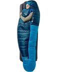 Rab Ascent Down Sleeping Bag (-24°C) - Regular - Left Zip (Tempest Blue/Maya Blue)