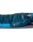 Rab Ascent Down Sleeping Bag (-24°C) - Regular - Left Zip (Tempest Blue/Maya Blue)
