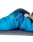 Rab Ascent Down Sleeping Bag (-24°C) - Regular - Left Zip (Tempest Blue/Maya Blue)
