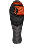 Rab Neutrino Pro 900 Long Down Sleeping Bag (-22C) - Left Zip (Granite) open