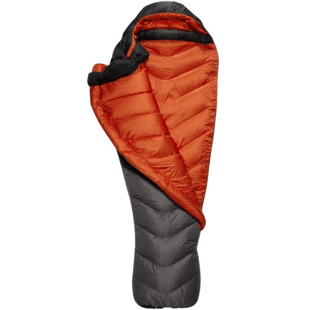 Rab Neutrino Pro 900 Long Down Sleeping Bag (-22C) - Left Zip (Granite) more open