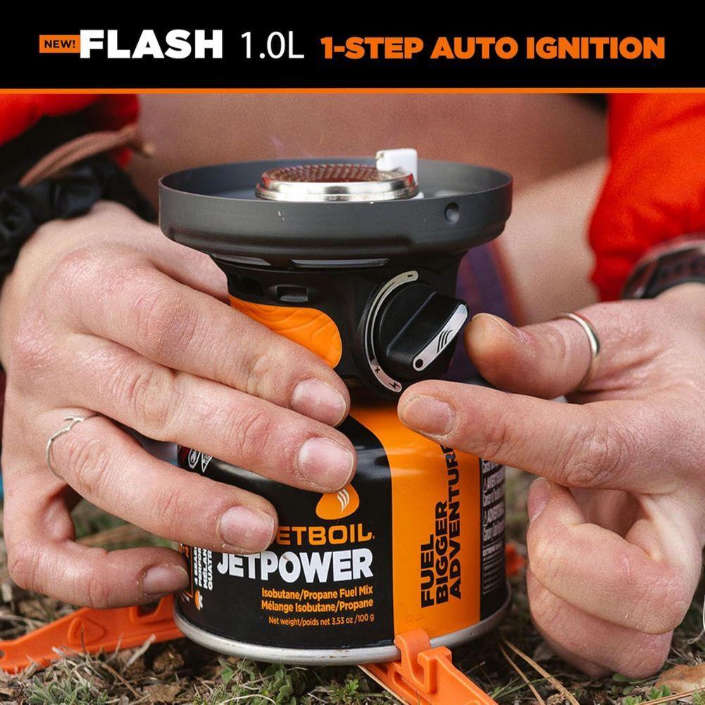 Jetboil Flash 1.0L Fast Boil System (Duck Camo) 1 step