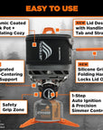 Jetboil TrailCook 1.2L Cook System (Carbon)