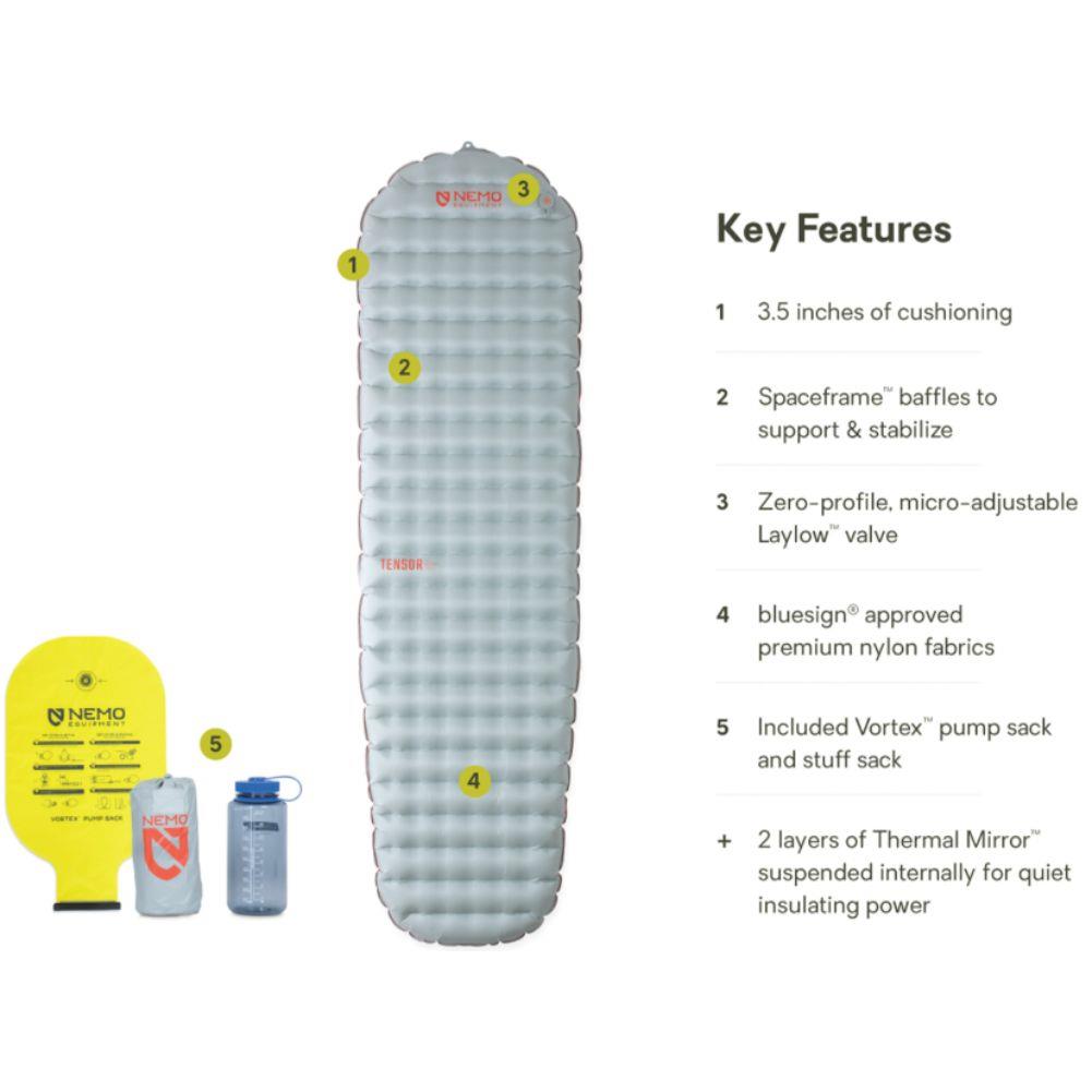 Nemo Equipment Tensor All-Season Sleeping Pad (Regular Mummy)