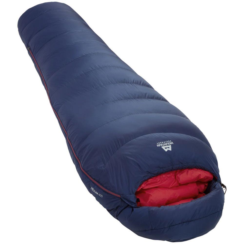 Mountain Equipment Helium Women's 400 Regular Down Sleeping Bag - Left Zip (Medieval Blue)