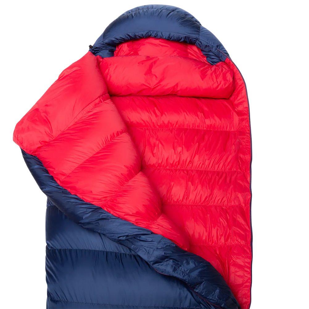 Mountain Equipment Helium Women's 400 Regular Down Sleeping Bag - Left Zip (Medieval Blue) pen