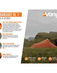 Force Ten (F10) Banshee UL1 - 1 Man Tent (Burnt Orange)
