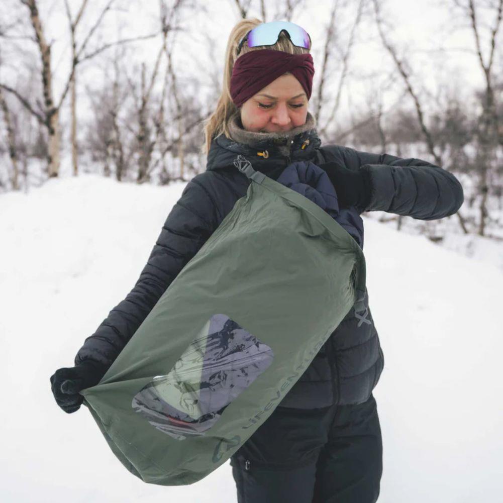 Lifeventure Stormlight Dry Bags TPU Window Multipack (Yellow/Rust/Olive)