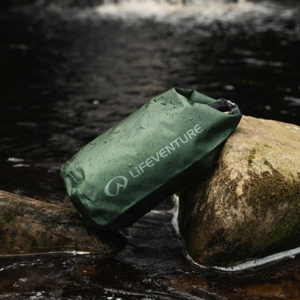 Lifeventure Storm Dry Bags - 10L (Olive) rock