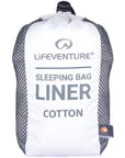Lifeventure Cotton Sleeping Bag Liner - Rectangular (2026) bag