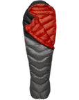 Rab Neutrino Pro 500 Sleeping Bag (-6°C)- Regular- Left Zip (Granite) slightly open