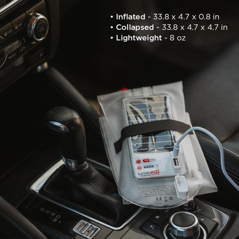 LuminAID Solar Beam With Phone Charger