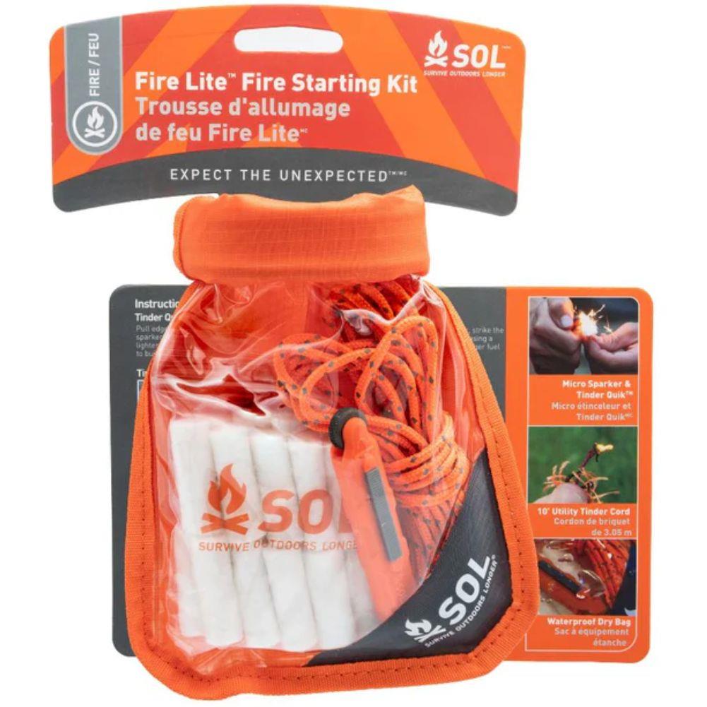 SOL Fire Lite Kit in Dry Bag bag
