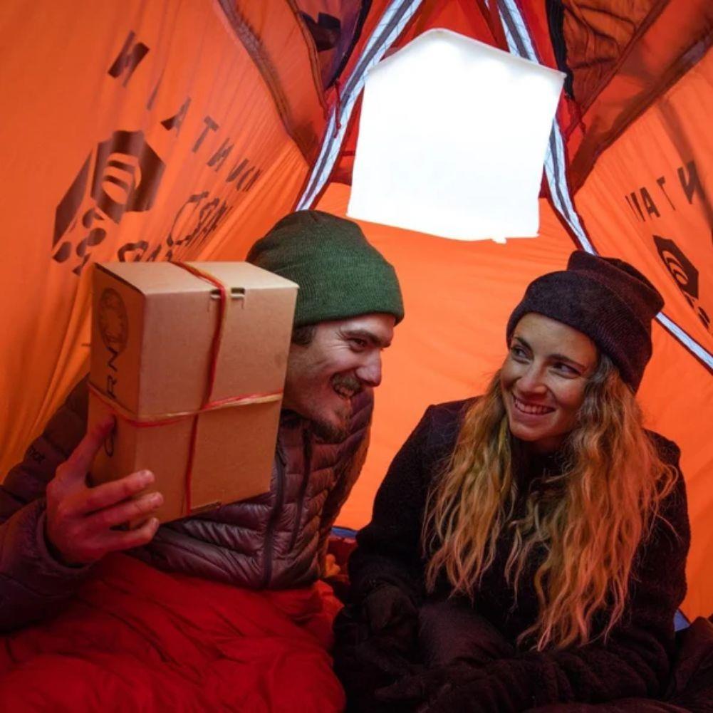 LuminAID PackLite Max QI 2-in-1 Power Lantern tent