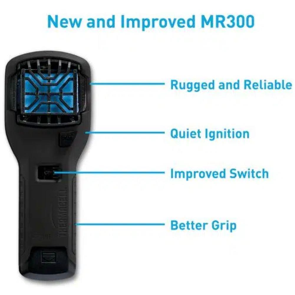 Thermacell MR300 Mosquito &amp; Midge Repeller (Black) new
