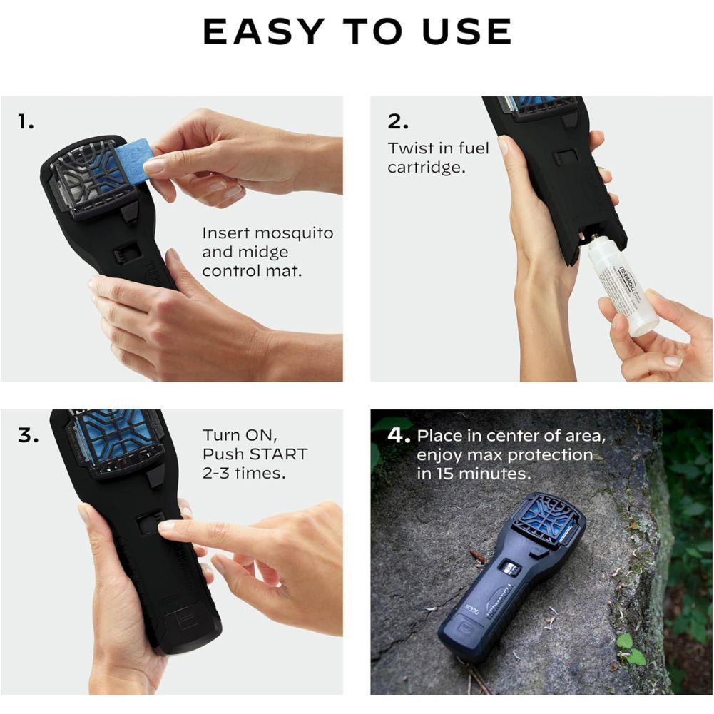 Thermacell MR300 Mosquito &amp; Midge Repeller (Black)