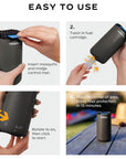 Thermacell Halo Mini Mosquito & Midge Repeller (Graphite) easy