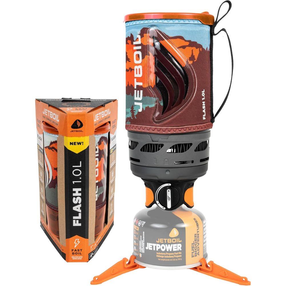 Jetboil Flash 1.0L Fast Boil System (Mountainscape) box