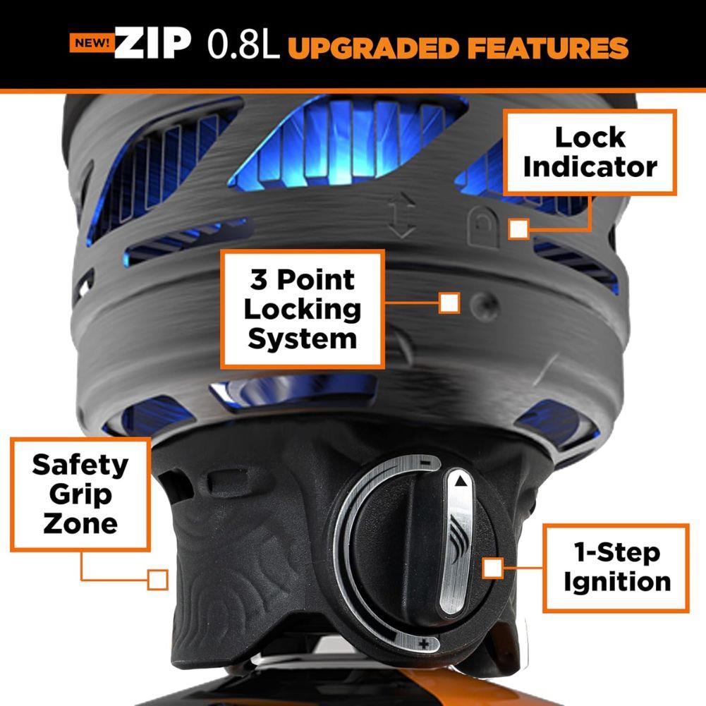 Jetboil Zip 0.8L Fast Boil Stove System (Carbon) point