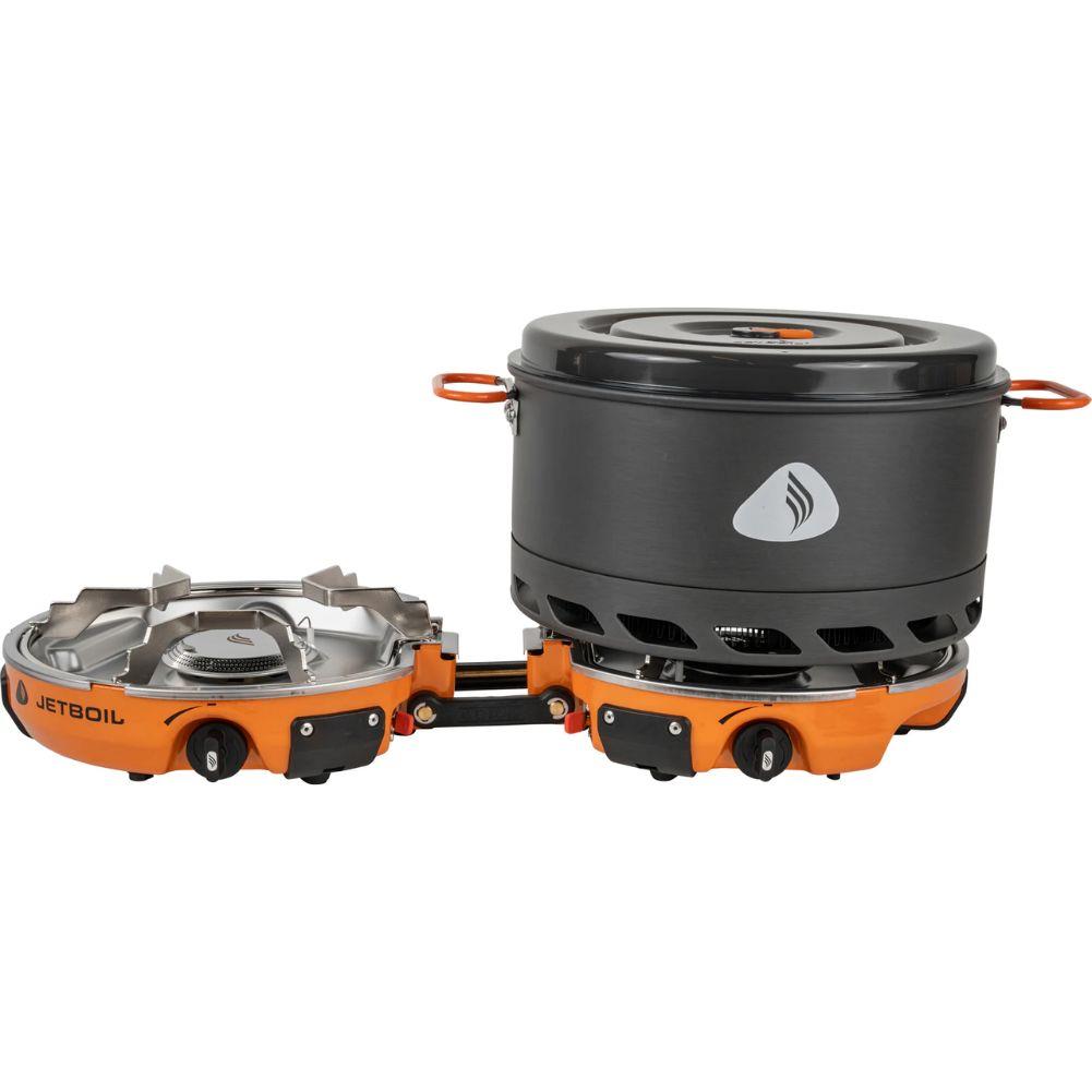 Jetboil Genesis Basecamp Cooking System (Orange) cooking