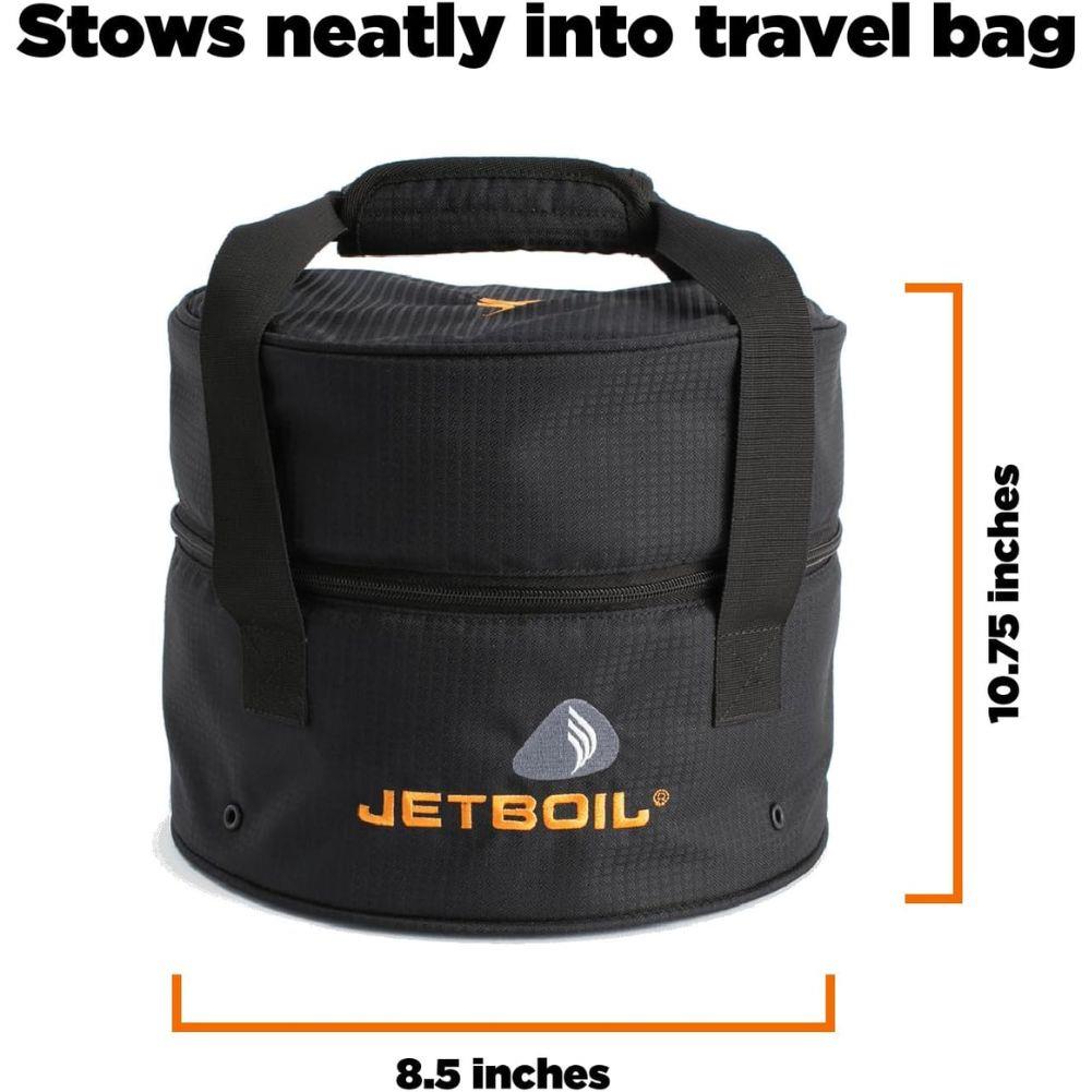 Jetboil Genesis Basecamp Cooking System (Orange) travel bag