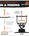 Jetboil Grande Silicone Coffee Press in a 