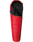 Snugpak Basecamp Sleeping Bag WGTE - Left Zip (Ruby Red) open