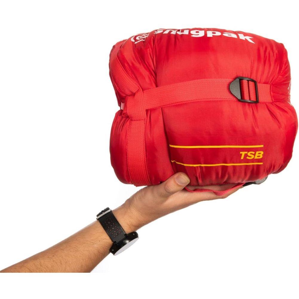 Snugpak Basecamp Sleeping Bag WGTE - Left Zip (Ruby Red) hand