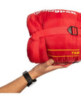 Snugpak Basecamp Sleeping Bag WGTE - Left Zip (Ruby Red) hand